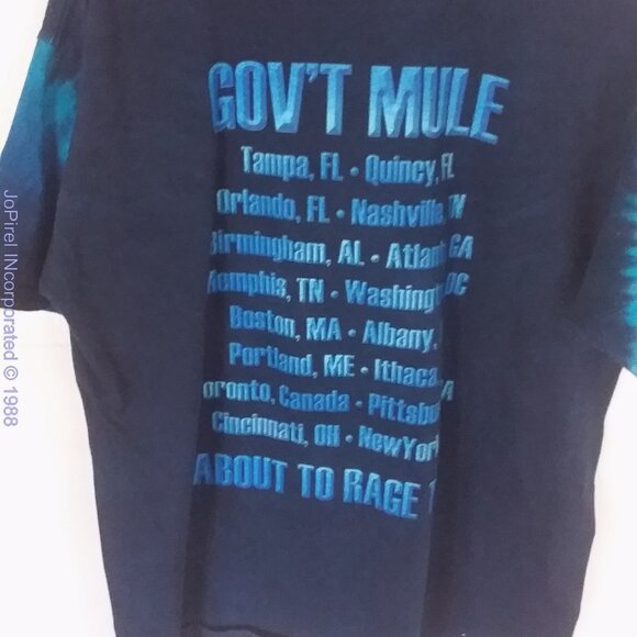 Govt Mule Purple 2004 About to Rage T-Shirt Men's - Picture 3 of 6